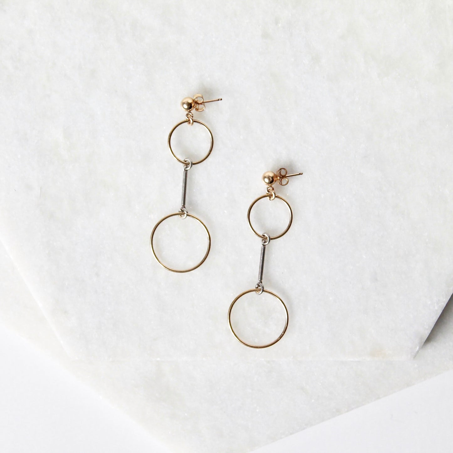 Hoops on Hoops Earrings - Ombre