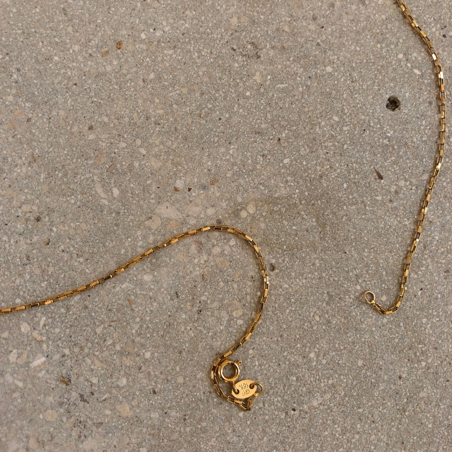 Stardust goldfill body chain