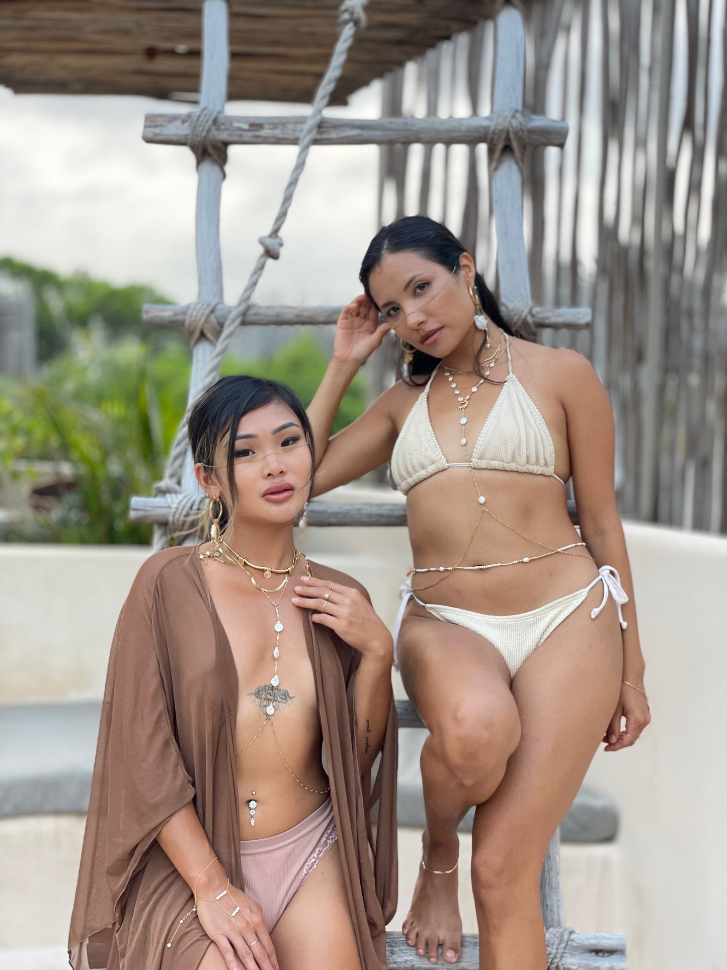 Goddess face chains