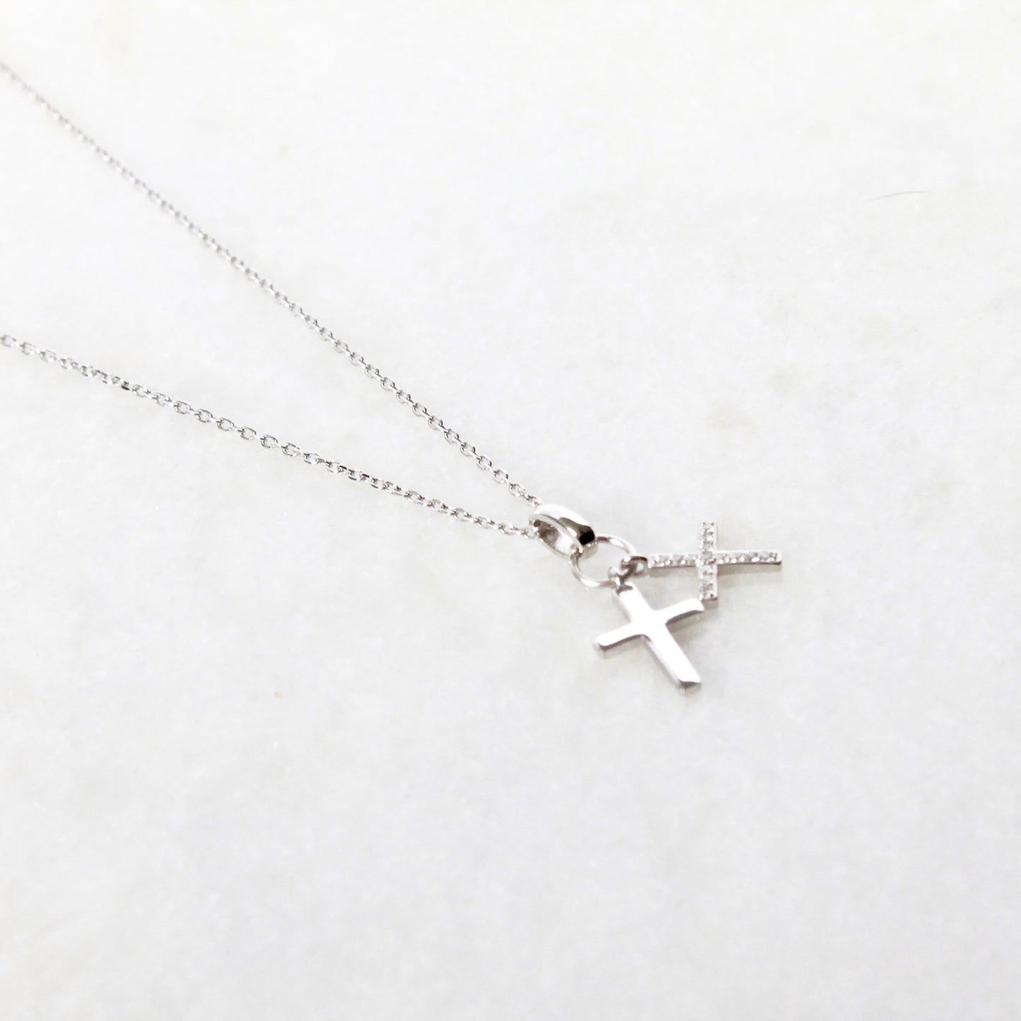 Cross Necklace Sterling Silver