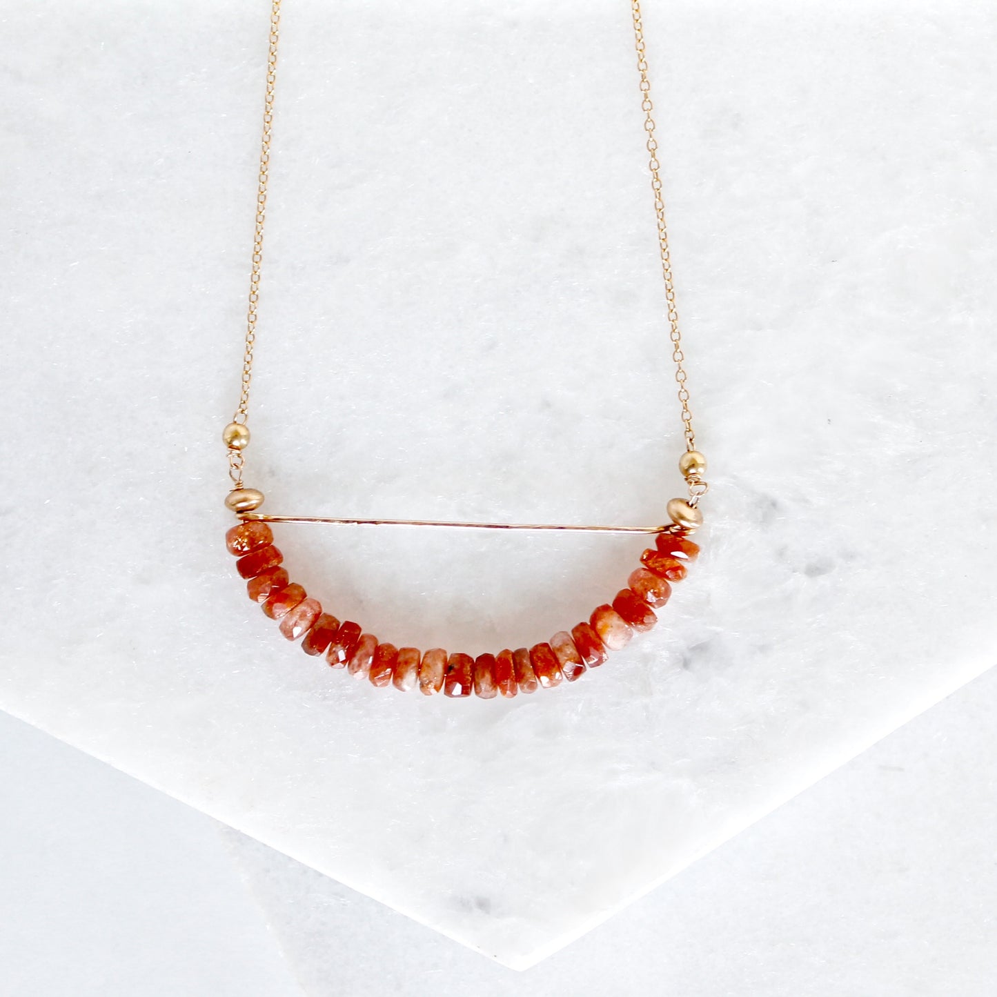 Bar Crescent Necklace