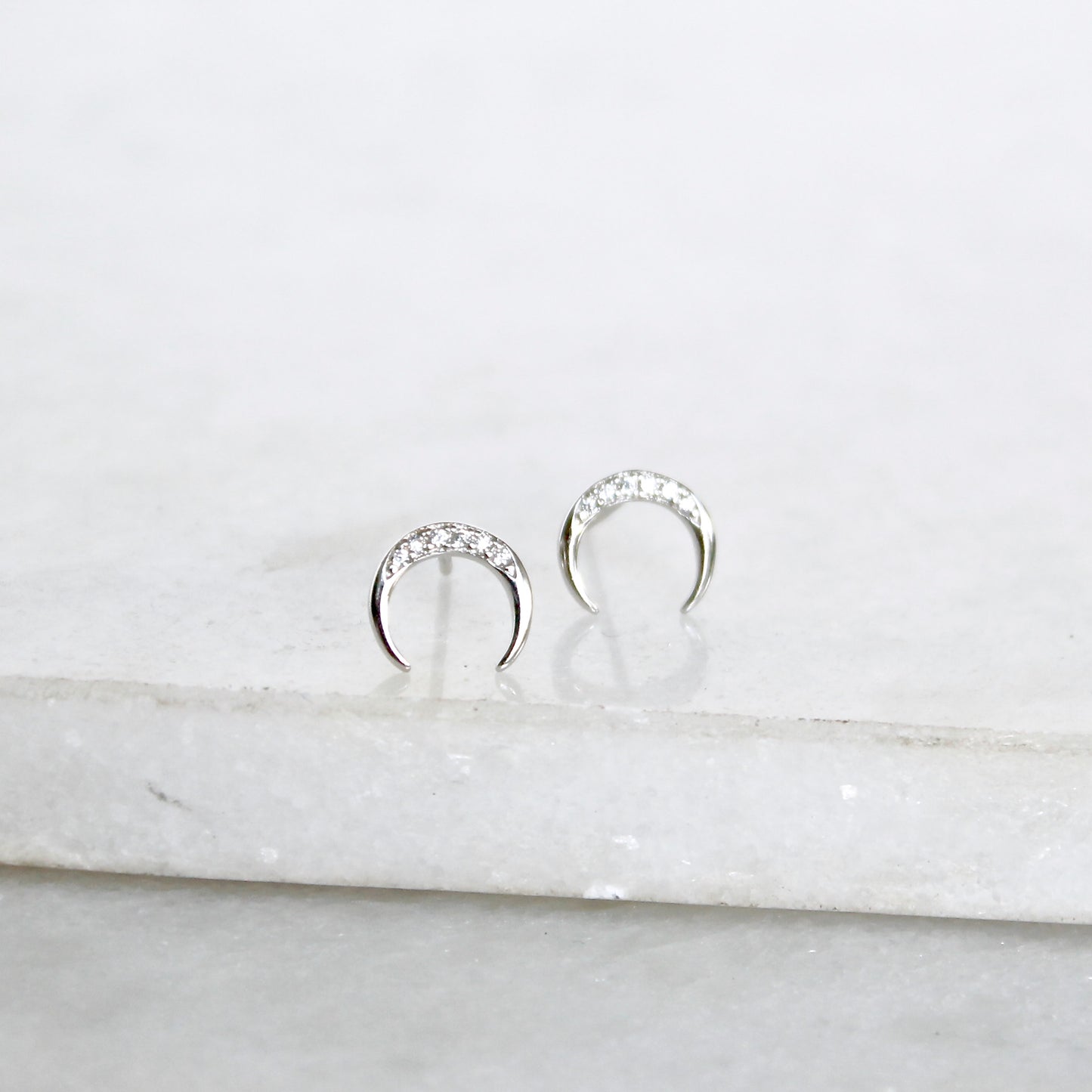 Moon Crescent Studs